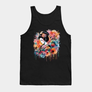 Geiko watercolor Tank Top